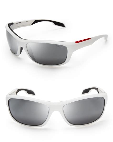 white prada sunglasses men